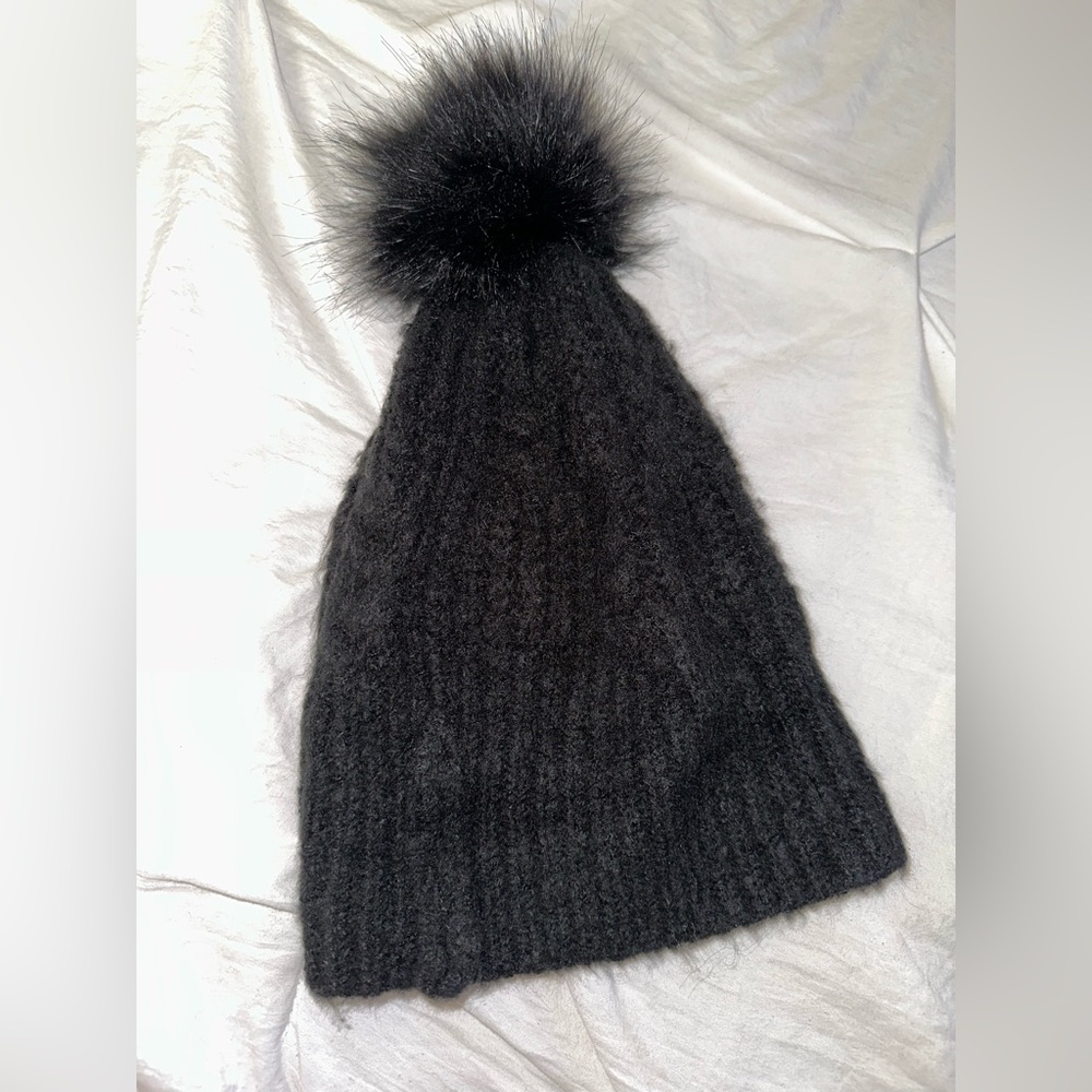 black beanie